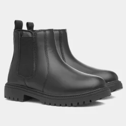 Stone Creek Junior Paul Boys Black Chelsea Boot