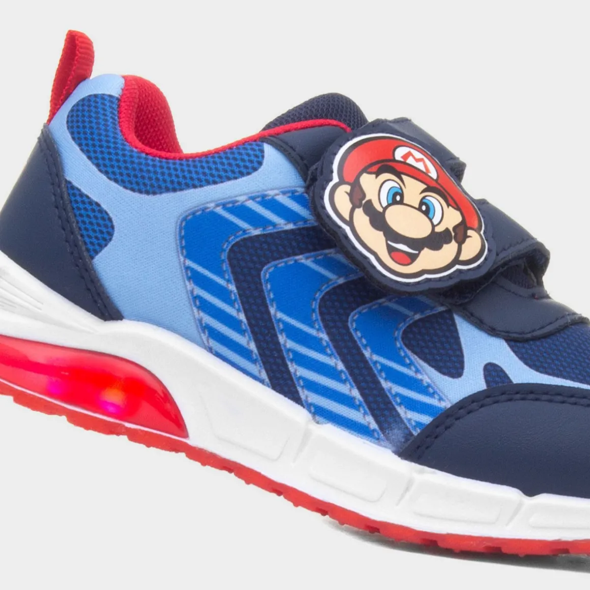 Super Mario Kids Navy Light Up Trainer