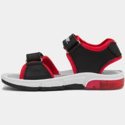 Super Mario Kids Red Easy Fasten Light Up Sandal