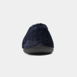 The Slipper Company Cal Mens Navy Mule