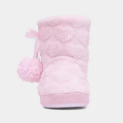 The Slipper Company Cherish Girls Pink Bootie