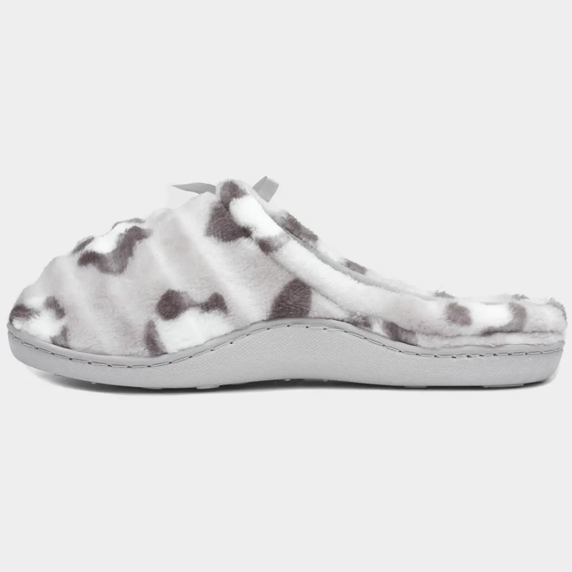 The Slipper Company Clara Womens Grey Leopard Mule