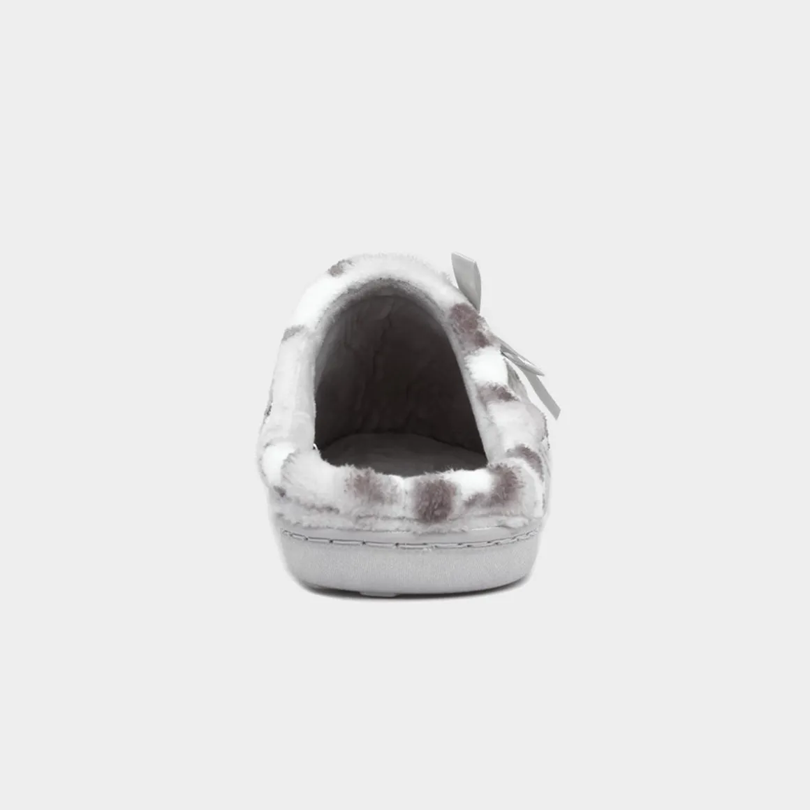 The Slipper Company Clara Womens Grey Leopard Mule