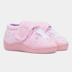 The Slipper Company Courtney Girls Pink Slipper
