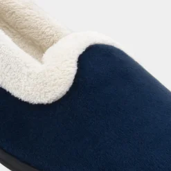 The Slipper Company Frida Womens Navy Velour Full