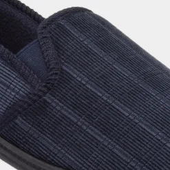 The Slipper Company Ivan Mens Navy Slipper