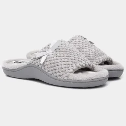 The Slipper Company Lana Grey Womens Mule Slipper