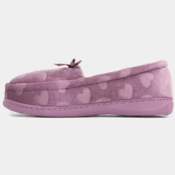 The Slipper Company Leah Womens Purple Moccasin
