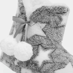 The Slipper Company Lila Womens Grey Slipper