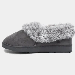 The Slipper Company Liza Womens Grey Full Slipper