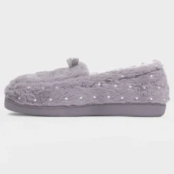 The Slipper Company Loretta Womens Mink Moccasin