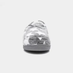 The Slipper Company Lyla Womens Grey Star Moccasin