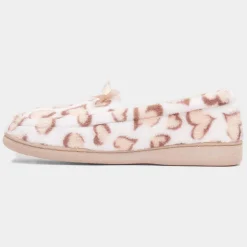 The Slipper Company Lyla Womens Cream Moccasin