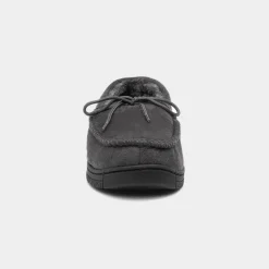 The Slipper Company Oscar Mens Grey Moccasin