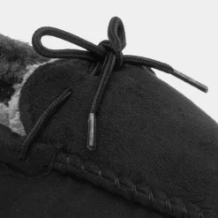 The Slipper Company Oscar Mens Black Moccasin