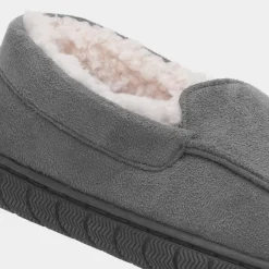The Slipper Company Otis Boys Grey Moccasin