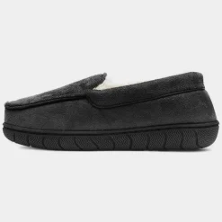 The Slipper Company Otis Boys Black Moccasin