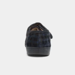 The Slipper Company Otto Mens Navy Full Slipper