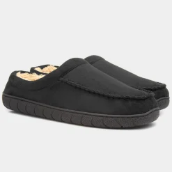 The Slipper Company Owen Mens Black Mule