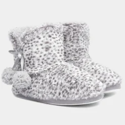 The Slipper Company Rachel Womens Grey Bootie