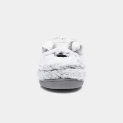 The Slipper Company Rebel Womens Grey Moccasin