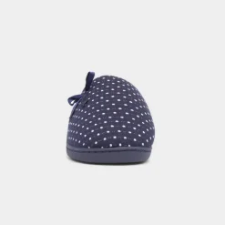 The Slipper Company Rheba Womens Navy Mule Slipper