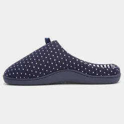 The Slipper Company Rheba Womens Navy Mule Slipper
