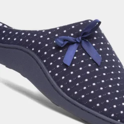 The Slipper Company Rheba Womens Navy Mule Slipper
