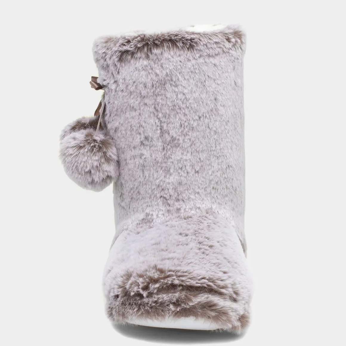 The Slipper Company Robin Womens Mink Faux Bootie