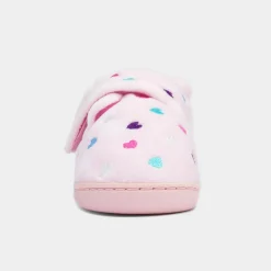 The Slipper Company Rosa Girls Pink Hearts Full