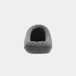 The Slipper Company Rowan Mens Grey Mule