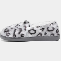 The Slipper Company Ruth Womens Grey Moccasins