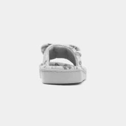 The Slipper Company Womens Grey Open Toe Slipper