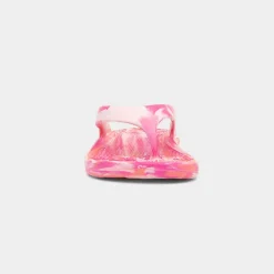 Totes Everywear Womens Pink Tie Dye EVA Sandal