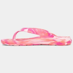 Totes Everywear Womens Pink Tie Dye EVA Sandal