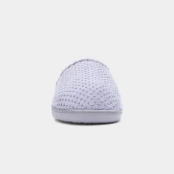 Totes Popcorn Terry Womens Grey Slipper