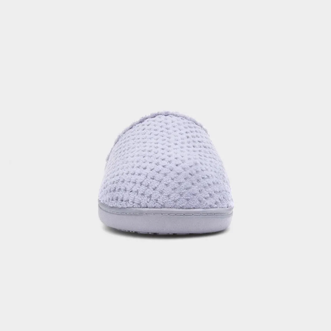 Totes Popcorn Terry Womens Grey Slipper