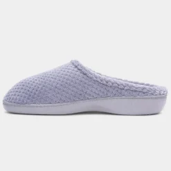 Totes Popcorn Terry Womens Grey Slipper