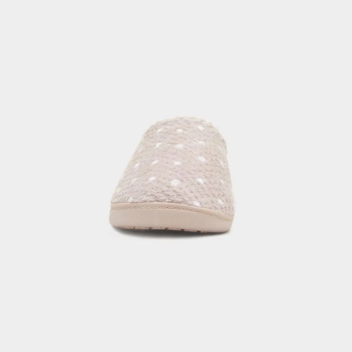 Totes Popcorn Terry Womens Beige Slipper