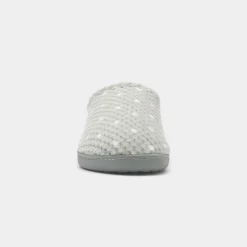 Totes Popcorn Terry Womens Sage Mule Slipper