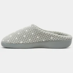 Totes Popcorn Terry Womens Sage Mule Slipper