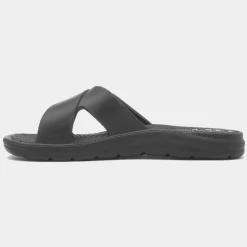 Totes Solbounce Womens Black EVA Slider