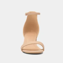 Truffle Blythe Womens Nude Heeled Sandal