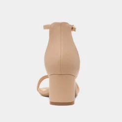 Truffle Blythe Womens Nude Heeled Sandal