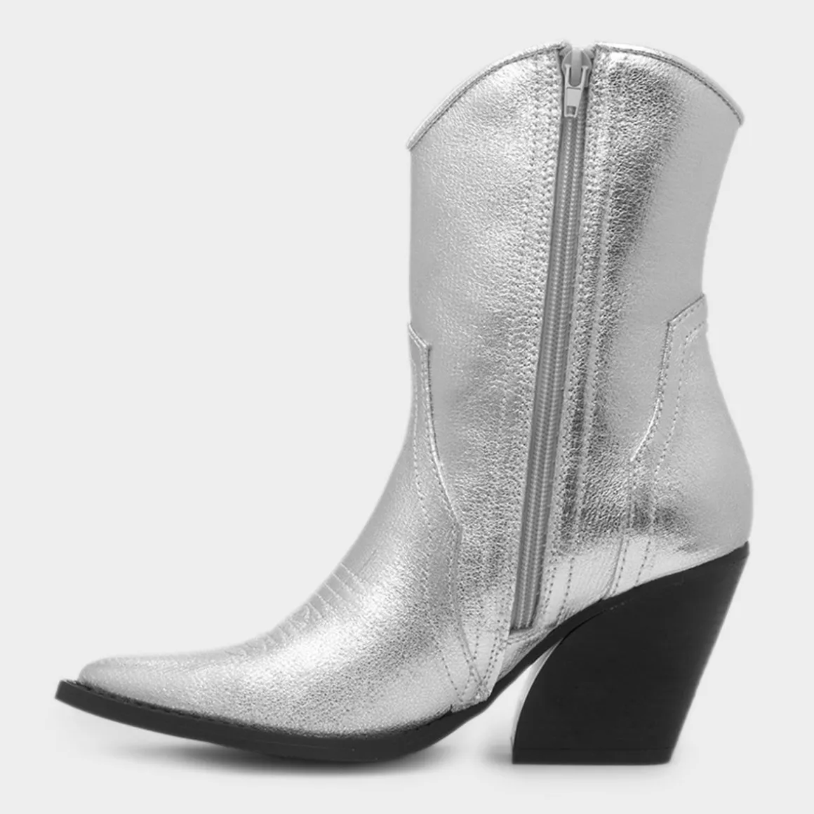 Truffle Carter Womens Silver Cowboy Boot