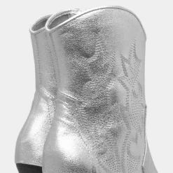 Truffle Carter Womens Silver Cowboy Boot