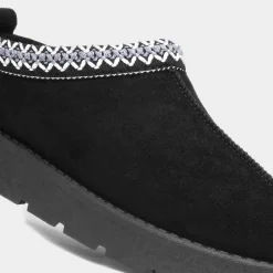 Truffle Chloe Womens Black Faux Fur Shoe