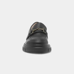 Truffle Eloise Womens Black Chunky Loafer