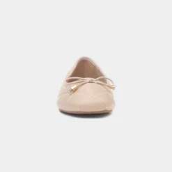 Truffle Faye Womens Nude Wider Fit Ballerina