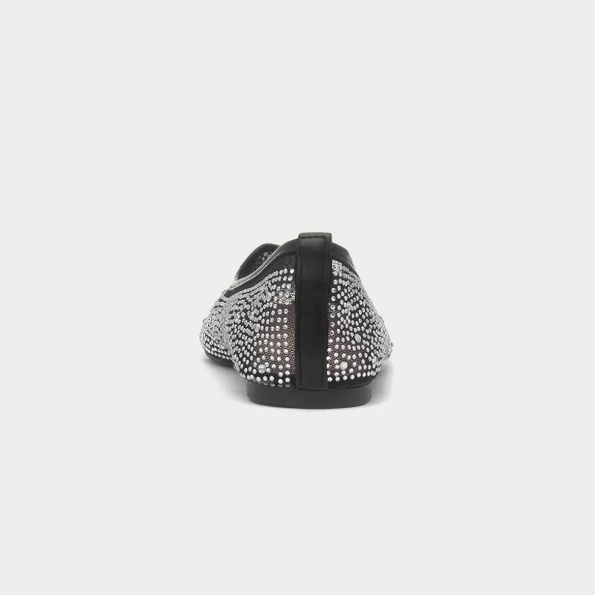 Truffle Georgia Womens Black Wider Fit Ballerina